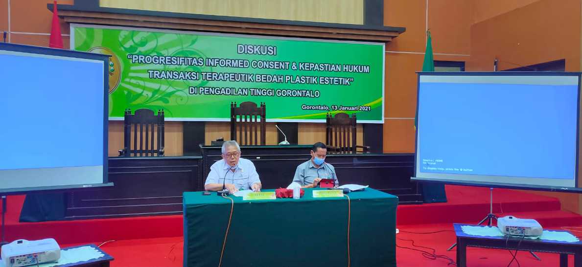 Diskusi Hukum “Progresifitas Informed Consent & Kepastian Hukum Transaksi Terapeutik Bedah Plastik Estetik”