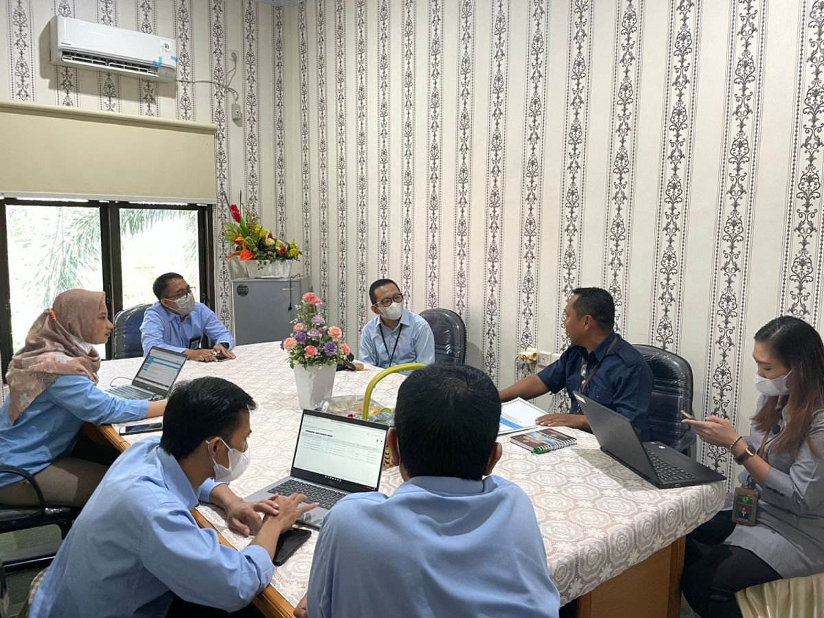 Pengadilan Tinggi Gorontalo Bersama Direktorat Jenderal Perbendaharaan Melakukan Penyelesaian Masalah Rekonsiliasi Laporan Keuangan Semester I
