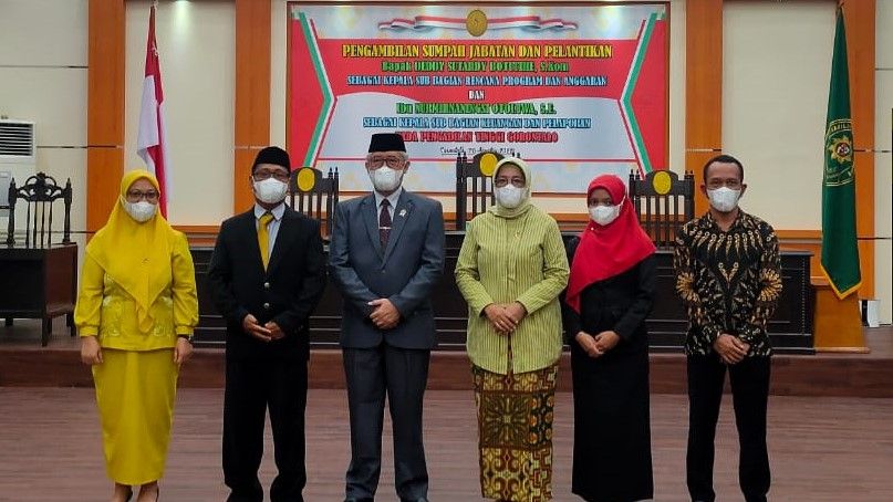 Pengambilan Sumpah Jabatan dan Pelantikan Kepala Sub Bagian Pada Pengadilan Tinggi Gorontalo