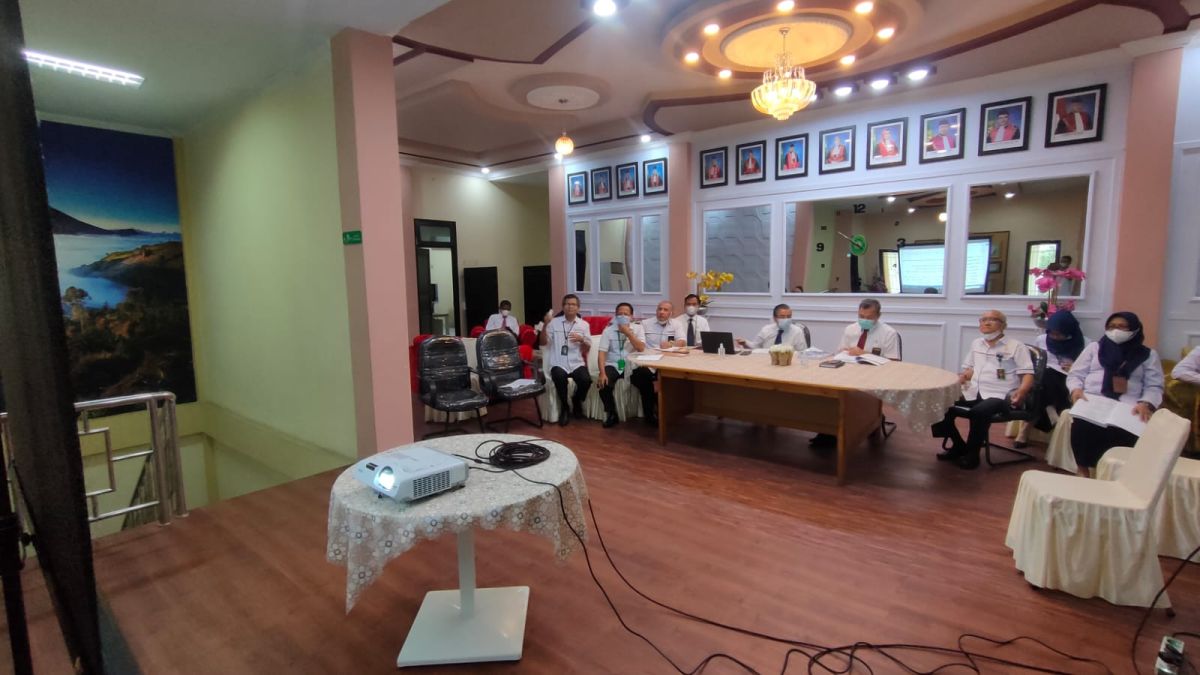 Rapat Komite Keputusan Akreditasi (KEKA) pada Pengadilan Tinggi Gorontalo