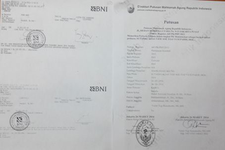 Waspadai Modus Penipuan Bermodus “Mengurus Perkara” di MA Untuk Yakinkan Korban,  si Penipu Membuat Rekening Bank dengan Identitas Palsu  atas Nama Pejabat MA