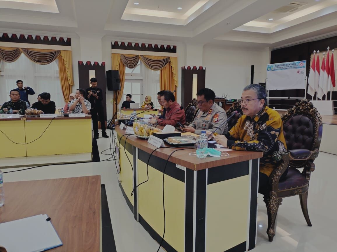 Ketua Pengadilan Tinggi Gorontalo menjadi Pembicara dalam Rapat FORKOPIMDA Provinsi Gorontalo